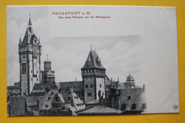 AK Frankfurt am Main / Rathaus von  der Münzgasse / 1900